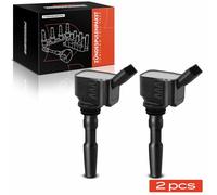 Frankberg 2x Bobine di accensione Compatibile con Fabia III Station Wagon NJ5 1.0L P.a.s.s.a.t Variante 3G5 CB5 1.4L T-R.O.C A11 D11 1.0L T.o.u.r.a.n 5T1 1.4L Golf Sportsvan AM1 AN1 1.0L 04E905110A
