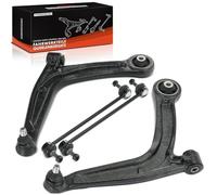 Frankberg 2x Bracci di controllo + 2x Asta di accoppiamento anteriore sinistra destra Compatibile con 500 312 2007-2025 500 C 312 2009-2025 KA RU8 2008-2016 Replace# 50709579, 5012369