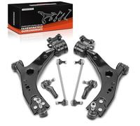 Frankberg 2x Braccio di controllo + 2x Testa del Tirante + 2x Asta di accoppiamento Compatibile con C-Max DM2 V50 545 S40 II 544 C70 II Cabriolet 542 C30 533 Replace# 1234371