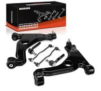 Frankberg 2x Braccio Trasversale Giunto di Supporto + 2x Testa Barra di Accoppiamento + 2x Asta di accoppiamento anteriore sinistra destra Compatibile con Astra H Meriva B MPV Zafira Replace# 24454477