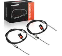 Frankberg 2x Cavi del Freno di Stazionamento Posteriore Compatibile con Interstar Bus X70 Interstar Furgone X70 Movano Combi X70 Movano Furgone X70 Master II Bus Furgone JD FD Replace# 7700311217