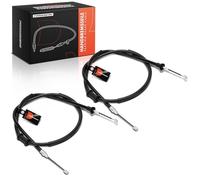 Frankberg 2x Cavo di trazione freno di stazionamento Cavi del freno a mano Posteriore Compatibile con Punto 188 1.2L 1.9L 1999-2012 Punto Furgone/Berlina 188 1.2L 1.9L 2000-2009 Replace# 46752977