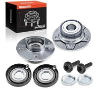 Frankberg 2x Cuscinetti ruota Asse Posteriore Ruota flangiata diametro 142 Con Anello magnetico ABS Compatibile con A4 8K2 8K5 8W2 8WC 8W5 8WD A5 A6 A7 Sportback 4KA 8K0598611, 512557