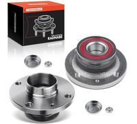 Frankberg 2x Cuscinetti ruota Posteriore Ruota flangiata diametro 120 Con Anello magnetico ABS Compatibile con Grande Punto 199 Punto Evo/Furgone/Compatta 199 Punto 199 71747713, 55701518