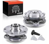 Frankberg 2x Cuscinetti ruota Set di cuscinetti ruota Anteriore Ruota flangiata diametro 130,7 Compatibile con A4 8E2 A4 Avant 8E5 Exeo ST 3R5 A4 Avant 8ED A4 Cabriolet 8H7 8D0498625C, 4B0407613A