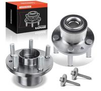 Frankberg 2x Cuscinetti ruota Set di cuscinetti ruota Anteriore Ruota flangiata diametro 136,5 Con Anello magnetico ABS Compatibile con Galaxy WA6 S-Max WA6 Freelander 2 L359 Replace# LR003157