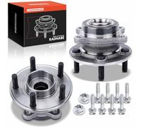 Frankberg 2x Cuscinetti ruota Set di cuscinetti ruota Anteriore sinistra destra Ruota flangiata diametro 136 Con Anello magnetico ABS Compatibile con Mondeo V Turnier CF Mondeo V CD CE DG9C2C300A2D