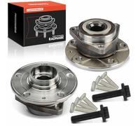 Frankberg 2x Cuscinetti ruota Set di cuscinetti ruota Anteriore sinistra destra Ruota flangiata diametro 137 Con Anello magnetico ABS Compatibile con A3 Sportback 8VA 8VFKH7 KHP Leon 5F1 1K0407621E