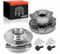 Frankberg 2x Cuscinetti ruota Set di cuscinetti ruota Anteriore sinistra destra Ruota flangiata diametro 130,7 Compatibile con A4 8E2 A4 Avant 8E5 Exeo ST 3R5 A6 4B2 4B4 A4 Avant 8ED 4A0407615G