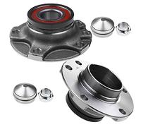 Frankberg 2x Cuscinetti ruota Set di cuscinetti ruota Posteriore Ruota flangiata diametro 130 Con Anello magnetico ABS Compatibile con Giulietta 940 Giulietta Furgone/Compatta 940 Replace# 51832400