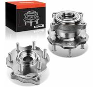 Frankberg 2x Cuscinetti ruota Set di cuscinetti ruota Posteriore Ruota flangiata diametro 148 Compatibile con Pathfinder III R51 2.5L-4.0L 2005-2025 Replace# 43202EA500 432024X00A