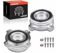 Frankberg 2x Cuscinetti ruota Set di cuscinetti ruota Posteriore sinistra destra Compatibile con Serie 5 Touring E61 X5 E53 Serie 7 E65 E66 E67 Serie 6 Cabriolet E64 Serie 6 E63 Replace# 33411095238