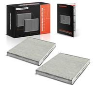 Frankberg 2x Filtro aria abitacolo Filtro antipolline Con Carbone attivo Compatibile con Golf IV 1J1 Golf IV 1J5 Polo 6N1 Polo 6N2 Polo 6V2 Polo 6V5 I 1U2 Replace# CUK2882