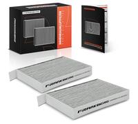 Frankberg 2x Filtro aria abitacolo Filtro antipolline Con Filtro antiparticolato Compatibile con Agila (B) H08 1.0L 1.2L 2008-2014 Splash EX 1.0L 1.2L 2008-2024 Replace# CU2028