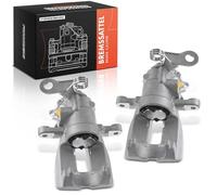 Frankberg 2x Pinza Freno Pinza del Freno Posteriore Sinistra Destra Fusione di alluminio Compatibile con BR.A.Vo II 198 Multipla 186 Stilo 192 Stilo Multi Wagon 192 Replace# 77364642