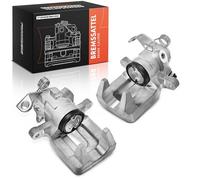 Frankberg 2x Pinza Freno Pinza del Freno Posteriore Sinistra Destra Fusione di alluminio Compatibile con C4 C4 I C4 II 308 SW I 308 CC 308 I 307 307 Break 307 CC 307 SW DS4 Replace# 1607375680