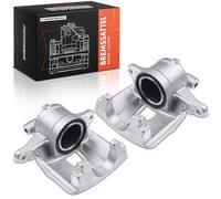 Frankberg 2x Pinze freno Anteriore Solo per dischi freno ventilati Compatibile con Cono Nemo Furgone/Station Wagon 500 500C Doblo MPV Grande Punto Linea Qubo Adam Corsa D Replace# 77363930