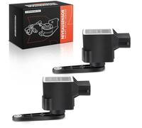 Frankberg 2x Sensore di altezza del livello del faro Compatibile con X3 E83 Serie 3 Touring E46 Serie 3 E46 Serie 3 Cabriolet E46 Serie 5 E39 Replace# 37141093700
