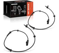 Frankberg 2x Sensore Velocità Ruota Sensore ABS 2-Poli Compatibile con 169 Furgone/Compatto 169 Replace# ALB770,51787268