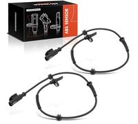 Frankberg 2x Sensore Velocità Ruota Sensore ABS 2-Poli Compatibile con 500L 351 352 0.9 Natural Power 0.9 1.6 D MultiJet 1.4 LPG 1.3 D MultiJet 1.4 2012-2025 Replace# K68201326AA,51938138