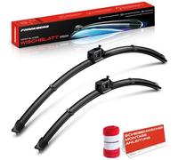 Frankberg 2x Spazzole Tergicristallo 650mm/475mm, Anteriore | Compatibile con EQA H243, GLA H247 W247 W242 W246; incluso indicatore di usura und panno per la pulizia