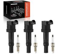 Frankberg 3 bobine di accensione + 3 candele per benzina 2730104000