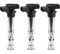 Frankberg 3x Bobine di accensione Compatibile con Polo 9A 9N 1.2 Fox Compatto 5Z1 5Z3 5Z4 1.2 Fabia I 6Y2 1.2 Ibiza III 6L1 1.2 Fabia II Combi 545 1.2 Replace# 03D905115,03D905715A