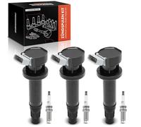 Frankberg 3x Bobine di accensione Modulo di accensione Compatibile con Yari.s P9 1.0 VVT-i Yari.s P13 1.0 107 PM PN 1.0 C1 PM PN 1.0 Aygo B1 1.0 Replace# 19500B2040