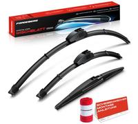 Frankberg 3x Spazzole Tergicristallo 650mm/400mm/300mm,Ant./Post. | Compatibile con Auris, Auris Station Wagon, Verso Van, Verso S, Verso, Auris Van Furgone/Hatchback