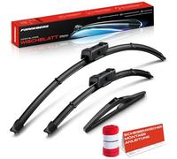 Frankberg 3x Spazzole Tergicristallo 680mm/425mm/200mm,Ant./Post.