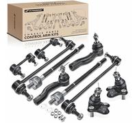 Frankberg 4 giunti di supporto + 4 barre di accoppiamento + 2 teste esterne del tirante anteriore e posteriore, compatibili con RAV 4 II A2 Replace# K90309, K80296