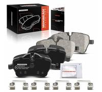 Frankberg 4 pastiglie freno freno asse anteriore compatibile con R50 R53 John Works S Works 1.6L 2003-2006 R56 S 1.6L 2006-2013 Replace# 34116778320