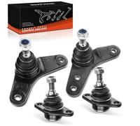 Frankberg 4x Articolazione di supporto Anteriore sinistro Destro Compatibile con M.i.n.i R50 R53 M.i.n.i Cabriolet R52 Replace# K500110,K500111