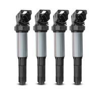 Frankberg 4x Bobina di accensione Compatibile con E46 E90 E91 E92 E93 E39 E60 E61 F07 E63 E64 F13 E81 E82 E87 E88 F20 F21 Serie 7 X1 X3 X5 X6 Z3 Z4 M.i.n.i Replace# 12131712219