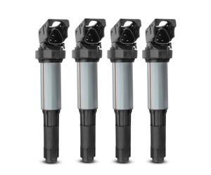 Frankberg 4x Bobina di accensione Compatibile con E46 E90 E91 E92 E93 E39 E60 E61 F07 E63 E64 F13 E81 E82 E87 E88 F20 F21 Serie 7 X1 X3 X5 X6 Z3 Z4 M.i.n.i Replace# 12131712219
