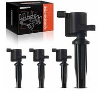 Frankberg 4x Bobine di accensione Benzina Compatibile con Focus C-Max DM2 1.8L Focus II Turnier DA DS FFS 1.8L Mondeo IV Turnier BA7 2.0L S-Max WA6 2.0L Focus II Cabriolet 2.0L 4M5G-12A366-BA