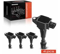 Frankberg 4x Bobine di accensione Compatibile con 2 DE DH 1.3 2 DE DH 1.3 MZR 3 BK 1.6 2 DE DH 1.5 2 DE DH 1.5 MZR Replace# ZJ49-18-100A,ZJ49-18-100