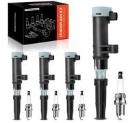 Frankberg 4x Bobine di accensione Modulo di accensione Benzina Compatibile con