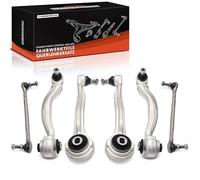 Frankberg 4x Braccio di controllo + 2x Asta di accoppiamento Anteriore Compatibile con Classe C T-Model S204 Classe E Cabriolet A207 Classe C Coupé C204 Classe C W204 Replace# 2043304311