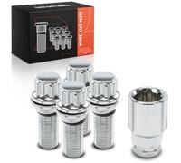Frankberg 4x Bulloni ruota Compatibile con Serie 7 E65 E66 E67 730-760 3.0L-6.0L 2001-2009 X3 E83 2.0-3.0 18-30 2.0L-3.0L 2003-2011 Replace# 36136781152