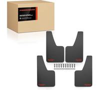 Frankberg 4X Parafanghi universali per auto Paraspruzzi Tagliabili Anteriori Posteriori Compatibili con Cabriolet MPV Pickup Berlina Station wagon SUV Compatto Coupé Camion Nero 358 * 208 mm