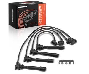 Frankberg 4x Set cavi di accensione Benzina Compatibile con Cee'D SW ED 2.0L Tucson JM 2.0L Cee'D Compatto ED 2.0L Carens I FC FJ 2.0L Coupé GK 2.0L Replace# 7553
