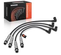Frankberg 4x Set cavi di accensione Set cavi di accensione Benzina Compatibile con A1 A3 Altea Ibiza IV Leon Fabia II Rapid Yeti Beetle Golf VI Polo Replace# 03F905409A