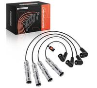 Frankberg 4x Set cavi di accensione Set cavi di accensione Compatibile con Golf IV 1J1 B.o.r.a 1J2 C.a.d.d.y III MPV 2CB 2CJ 2KB 2KJ Jett.a IV 162 163 AV2 AV3 Toura.n 1T1 1T2 Replace# 06A905409N