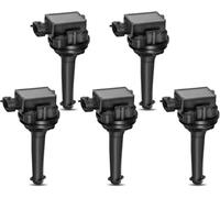 Frankberg 5x Bobine di accensione Benzina Compatibile con V70 II 285 2.4L S60 I 384 2.4L C70 I Cabriolet 873 2.0L S80 I 184 2.4L V70 I 875 876 2.4L Replace# UF-341 9125601
