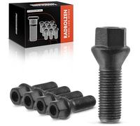 Frankberg 5x Bulloni per ruota Vite ruota Davanti Dietro M14x1.5 Compatibile con Serie 7 E65 E66 E67 X3 E83 Tutti i Motorei 2001-2011 36136781152