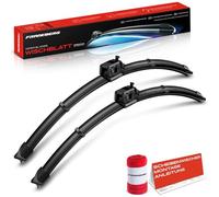 Frankberg 600mm+525mm 2x Tergicristalli per parabrezza MB,Adattatore-E con Indicatore di usura e Panno per la pulizia Anteriore Compatibile con GLB X247 EQB X243 SUV Anteriore