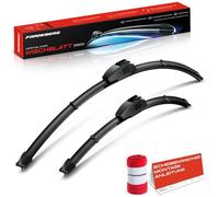 Frankberg 650mm+400mm 2x Tergicristalli per parabrezza Gancio,Adattatore-U con Indicatore di usura e Panno per la pulizia Compatibile con Tucson TL TLE Kona OS OSE OSI Anteriore