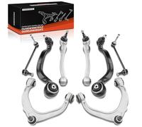 Frankberg 6x Braccio di controllo + 2x Asta di accoppiamento Compatibile con X5 E70 X6 E71 E72 Replace# 31126771894