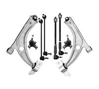 Frankberg 8x Braccio di comando Asta di accoppiamento Barra di binario testa di tirante Anteriore Compatibile con Q3 8UB 8UG F3B 710 711 CC 358